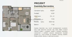 NOVÝ rohový byt 3+kk/Balkon + komora v bytě, 76 m2 + sklepní kóje + parkovací stání. Barrandov.