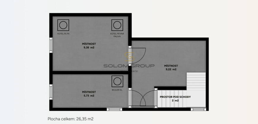 Prodej RD 5+1/Garáž + 2x parkovací stání + zděný zahradní domek + pozemek o výměře 715 m². Praha 5.