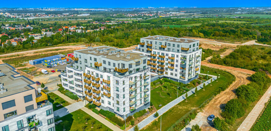 Prodej NOVÉHO bytu 1+kk/Balkon, 34 m² + parkovací stání, Dolní Měcholupy, novostavba