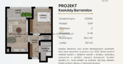 Prodej NOVÉHO bytu 2+kk/Lodžie, 52,9 m², Praha 5 – Hlubočepy